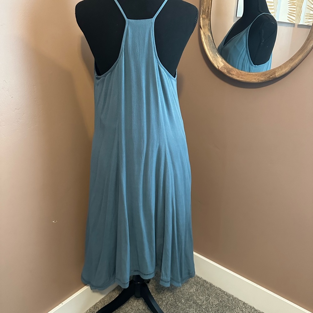 Ariat denim blue hi-low dress. - Picture 3 of 7